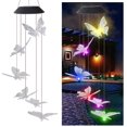 thumbnail image 4 of Lixada 2020 LED Solar Luz solar Campanas de viento Luz, Regalo sorpresa para novias Madres Hija, Lámpara giratoria colgante de jardín Luces de hadas que cambian de color Luces de decoración al aire libre Zhivalor LL-0543-1, 4 of 6