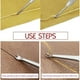 thumbnail image 3 of ZHAOCHENG Uds limpiador de uñas empujador de cutículas pinzas tijeras para cutículas de uñas tenedor para colgar uñas piel muerta plata, 3 of 4