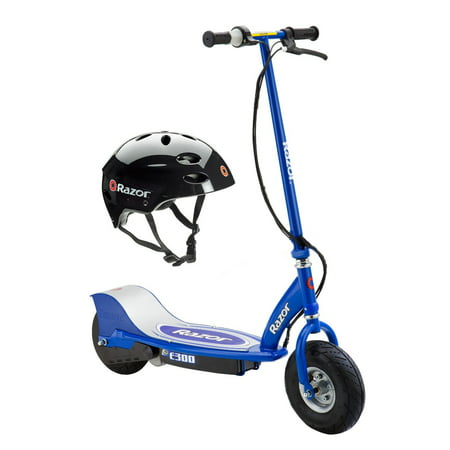 Razor E300 Electric Motorized Kids Ride On Scooter and Black Youth Safety