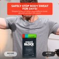 thumbnail image 3 of Toallitas corporales antitranspirantes SweatBlock Clinical Strength, paquete de 10, 3 of 9
