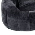 thumbnail image 7 of Bean Bag Chair, Lazy Sofa Chair with Pillows and Armrests, Durable Comfort Lounger High Back Bean Bag Chair Couch for Adults Kids Bedroom Living Room Playroom, Black, 7 of 7