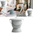 thumbnail image 4 of tredstone Handheld Spittoon with Lid Portable Urinal Bottle for Bedroom Gray, 4 of 8