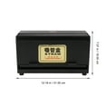 thumbnail image 2 of GOOHOCHY 1Pack Black Plastic Straw Box for Fast Food Restaurant 31x7.1in, 2 of 8