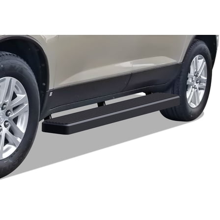 APS 6" Black Stainless iSteps Fit 07-17 Trvrs/Acdia/Enclave/Saturn Rocker Mount