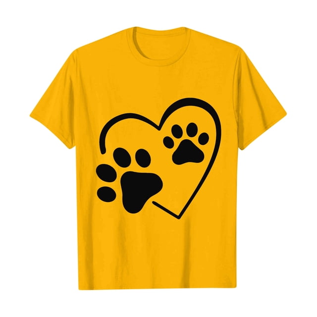 Posijego T-Shirts Graphiques Cœur pour Femmes Saint-Valentin Manches Courtes T-Shirts d'Été Mignons Col Rond Décontractés
