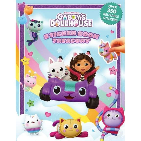 Sticker Book Treasury Gabby's Dollhouse Universal Sticker Book Treasury, (Hardcover)