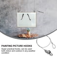 thumbnail image 3 of unbranded 2Ud De Metal Plata Para Colgar Marcos Se Adapta A Casa Oficina Y Escuela, 3 of 6