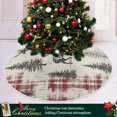 thumbnail image 3 of Yayeee Christmas Tree Skirt 47 inches for Xmas Tree Holiday Party Decoration, Beige Deer, 3 of 6