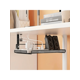 thumbnail image 3 of 1pc Under Desk Cable Management Tray. Wire Cord Power Charger Socket Shelf Rack Organizer. Cord Concealer Box Without Drilling, 3 of 4