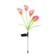 thumbnail image 2 of Artificial Solar Light Ground Stake Fake Flower For Garden Outdoor Faux With LED Lamp Waterproof Yard Decoration For Patio, 2 of 6