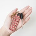 thumbnail image 4 of Wukai Cute French Bulldog Print Leather Car Keychain, Universal Key Fob Keychain, Leather Key Chain Holder for Men and Women,360 Degree Rotatable, 4 of 5