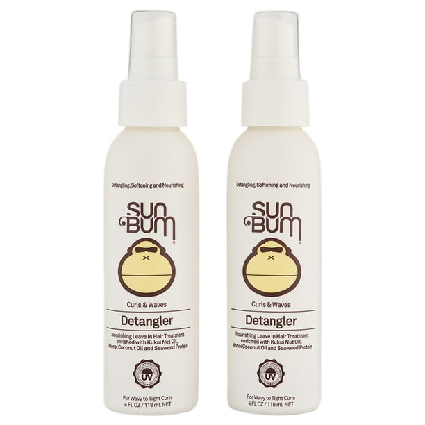 Sun Bum Curls & Waves Detangler 2 Ct 4 oz
