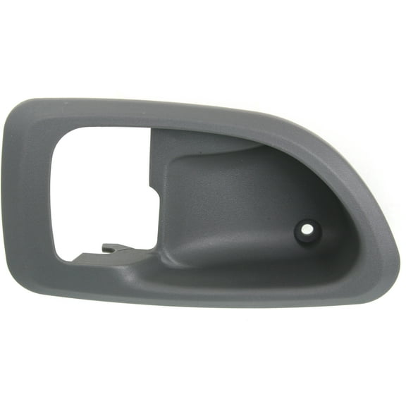Replacement REPM462703 Door Handle Trim Compatible with 1999 Mitsubishi Galant 2000 Chrysler Sebring Front or Rear, Passenger Side, Interior Gray