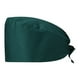 thumbnail image 3 of Gorro quirúrgico absorbente de sudor, ideal para enfermeras, centros de estética y spas. Verde oscuro, 3 of 9