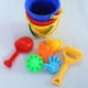 thumbnail image 4 of Color aleatorio 7 unids/set juguetes para arena de playa cubo y pala juego de arena para niños juguete de playa juguete para jugar en el agua, 4 of 7