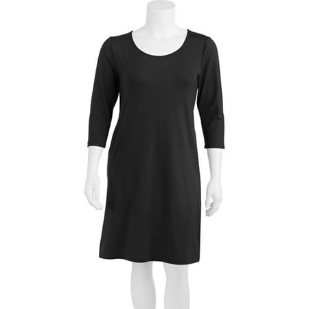 Smart & Sexy Women's Plus-Size Slimming 3/4 Sleeve Dress - Walmart.com
