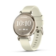 Garmin Lily 2, Small and Stylish Smartwatch, Hidden Display, Patterned Lens, Up To 5 Days Battery Life, Coconut/Cream Gold