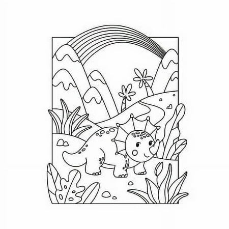 SP12901 Dinosaur Coloring Book V1 Cardboard Cutout Standee Standup