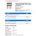 thumbnail image 2 of Ignition Coil and Spark Plug Kit 16 Piece - Compatible with 2015 - 2021 Chevy Silverado 1500 2016 2017 2018 2019 2020, 2 of 2