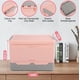 thumbnail image 3 of Caja Almacenamiento Plegable 2pzs Organizador Hogar Con Tapa Modelo Rosa, 3 of 4