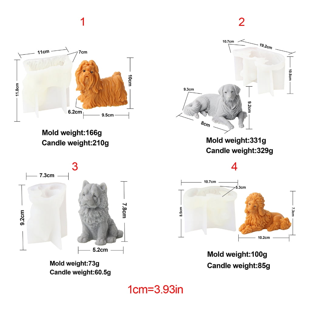 Animal Mold for Making Silicone Resin Ornaments Epoxy Mold for Making Soaps Craft