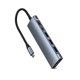 thumbnail image 3 of Splitter 9-en-1 Type-C USB 3.0 Computer Hub 4K 3.5mm PD Ranura para tarjeta de carga Adaptador de estación de acoplamiento para computadora portátil de alta velocidad Inevent EL004897-00B, 3 of 7