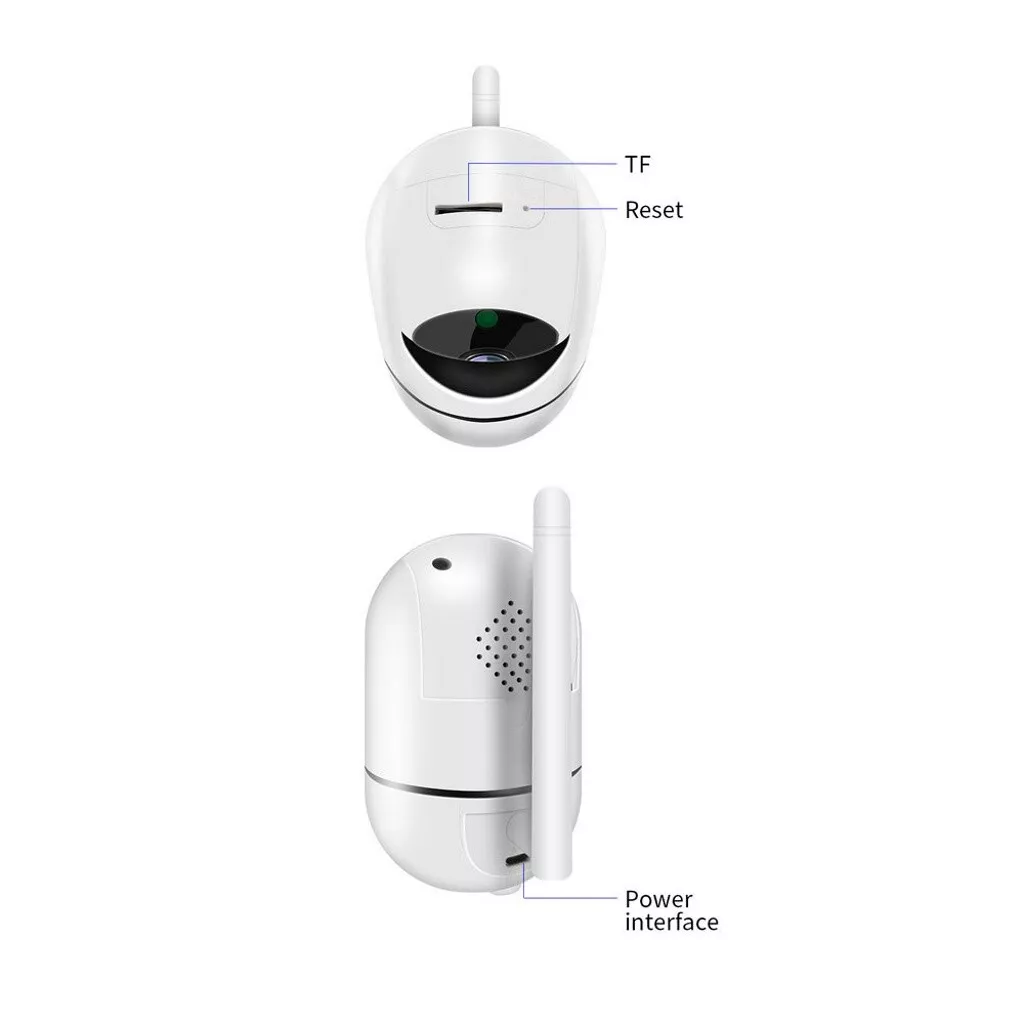 Aniceparthy Brand New Wide Angle 1080P HD Indoor Security Camera Baby Pet Monitor, WiFi Wireless Mini CCTV Camera with App w 32GB SD Card