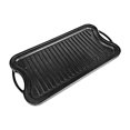 thumbnail image 1 of lingqin Reversible BBQ Griddle Barbecue Plate Cast Iron Cookware Heavy Duty Grilling Pan Pan for Stovetop Campfire Pancakes, 1 of 9