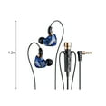 thumbnail image 6 of Wired Earphone Universal Noise Reduction 3.5mm L-shaped Plug Dynamic Gaming Headphone with Microphone for Singing Karaoke Musician, 6 of 8