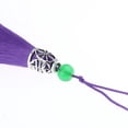 thumbnail image 3 of 5 Piezas Borlas Con Cuenta Colgante Accesorios Para Fabricación De Bisutería 18cm Púrpura, 3 of 3