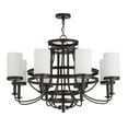 thumbnail image 4 of Meyda Tiffany 180019 Saxony 8 Light 46" Wide Chandelier - Bronze, 4 of 4