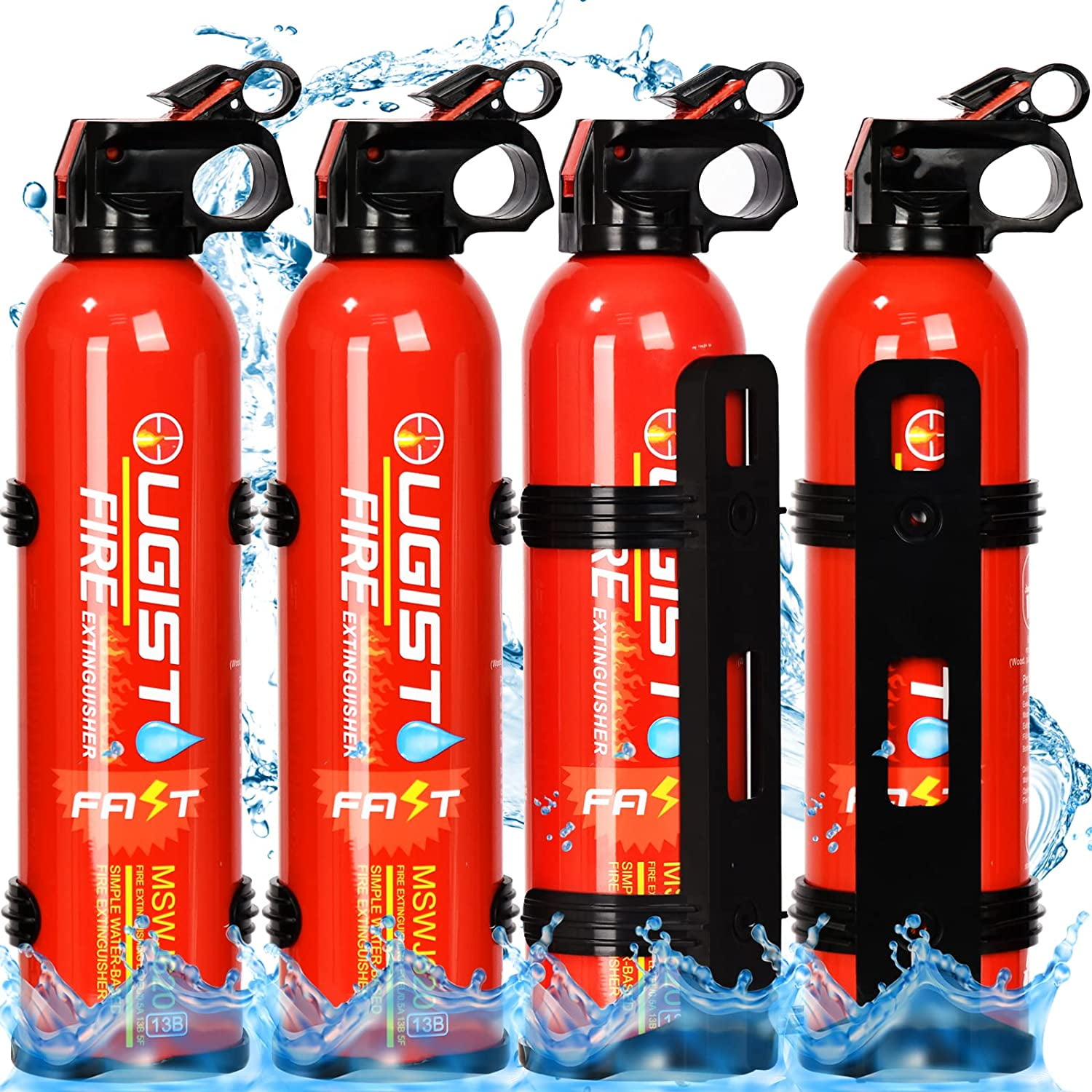 Fire Extinguisher Portable 620ml 4 Count,Can Prevent Reignition,Best Suitable for Car Truck