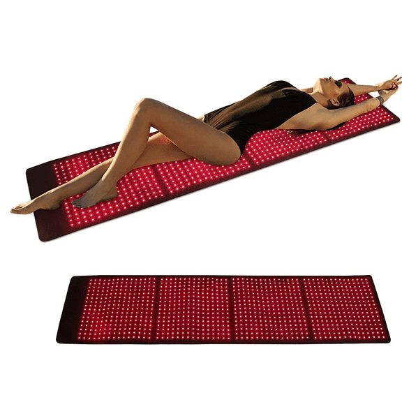 Flexible Full-Body Red Light Pad with 960 LEDs, 660nm & 850nm Wavelengths, Large Wellness Mat for At-Home Relaxation and General Well-being