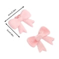 thumbnail image 3 of Silicone Bow Headphone Accessory 3D Bows for Headphones Cute Earphone Bow Decorations Playful Headphone Clip Decor for Women (2 Pack,Pink), 3 of 7