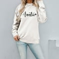 thumbnail image 5 of Sales Today Clearance Graphic Sweatshirts for Women I'M Just Here For My Nephew Sweatshirt Funny Aunt Gift Aunt Life Shirts For Women, 5 of 5