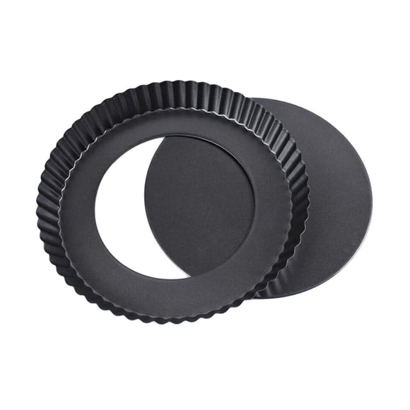 simhoa 8inch Nonstick Tartlet Custard Quiche Pastry Pizza Pie Pan Tart Tins Pastry