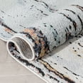 thumbnail image 5 of Well Woven Gela Abstract Paintsplash Light Blue Distressed 5'3" x 7'3 Area Rug, 5 of 8