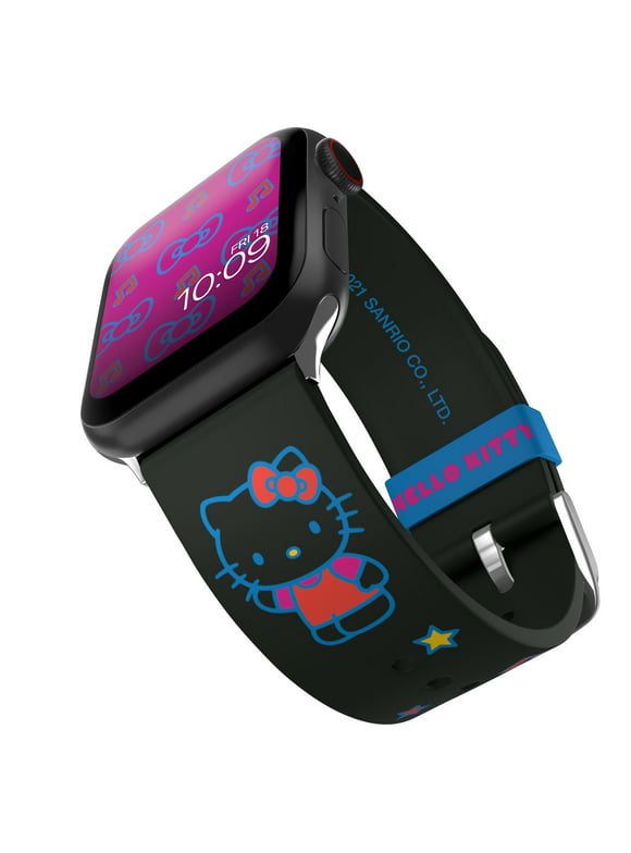 Sanrio - Hello Kitty Sweet Beats Edition - Officially Licensed Silicone Band Compatible with Apple Smart Watch