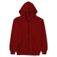 thumbnail image 6 of Womens Ultimate Heavyweight Zip Up Hoodie Jacket Loose Fit Fleece Essentials Oversized Outerwear, 6 of 7
