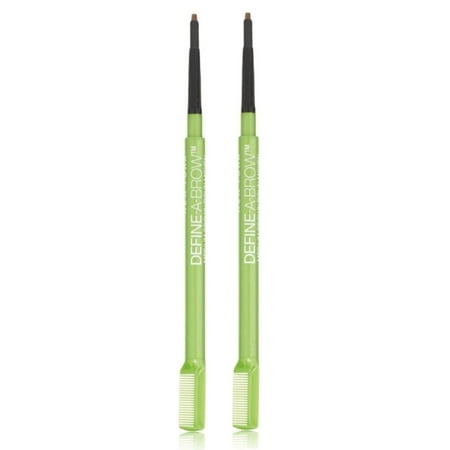 Maybelline Define-A-Brow Eyebrow Pencil,#643 Medium Brown (Pack of 2) + Facial Hair Remover