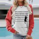 thumbnail image 1 of Pntutb Moda Mujer O-cuello Camiseta de manga larga Otoño Impresión Blusa suelta tops Sudadera Pntutb Pntutb-3706, 1 of 7