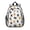 Multicolor Cat White-1, variant on Multicolor Cat White Pattern Backpack for School, Cute School Bag with Adjustable Shoulder Straps and Padded Back, 15"x11.42"x5.5"
