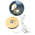 thumbnail image 4 of TISHITA Illuminated LED Light Base Acrylic Indicator Light for Crystals Ball Art Crafts 150mm_White Light, 4 of 8