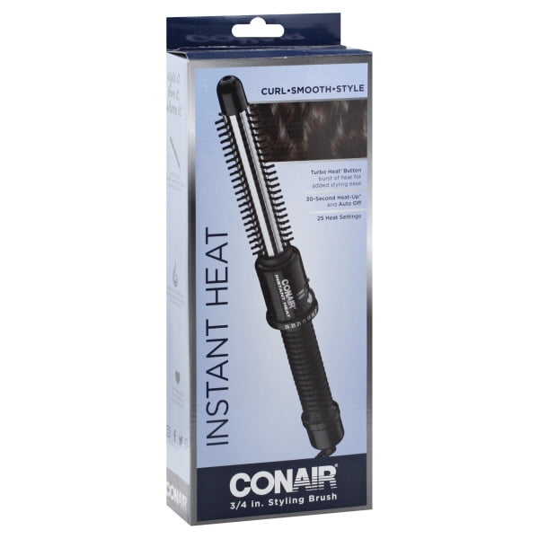 Conair Instant Heat Hot Curl Brush; 3/4inch