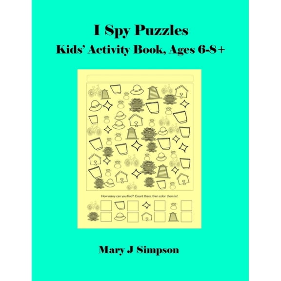 I Spy Puzzles: Kids' Activity Book, Ages 6-8 , (Paperback)