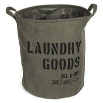 Danya B. Army Canvas Laundry Bucket