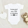 thumbnail image 2 of Newbabywishes - Turning Food Into A Baby Is Exhausting Baby Clothes for Boys and Girls, 2 of 4