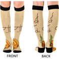 thumbnail image 2 of FREEAMG Thanksgiving Pumpkin Compression Socks for Men & Women Knee High Stockings for Running, Sport, Hiking & Travel, 2 of 7