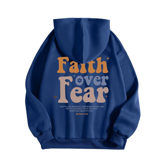 Women Fashion Letter Print Hoodie Long Sleeve Hooded Sweatshirt Top Pullover Slogan Graphic Drop Shoulder Drawstring Hoodie Womens Hoodies Zip up Sweatshirts Drawstring Hoodie Womens Light Weight