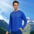 thumbnail image 4 of Men’s UPF 50+ Quick Dry Long Sleeve Shirt Moisture Wicking Lightweight Hiking Tee for Outdoors Activities Fishing Running, 4 of 6